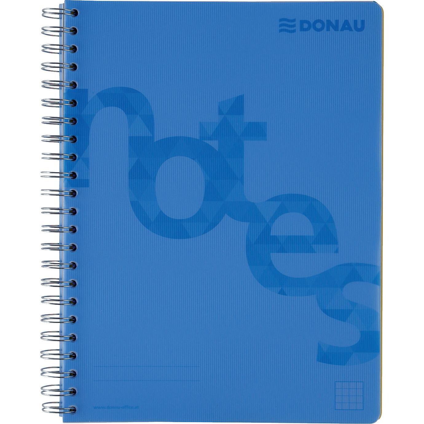 Bild von Donau, Heft + Block, Collegeblock DIN A4 140 Blatt blau (A4, Kariert, Harter Einband)