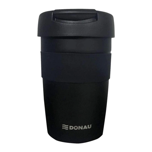 Bild von DONAU Isolierkanne DONAU 44031 Thermobecher - 350 ml, Edelstahl, schwarz