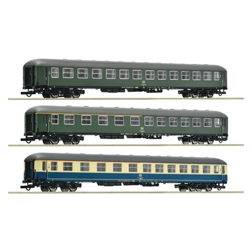 Bild von Roco H0 3er-Set D 377 „Hispania-Express“ – Ein Blick auf das Modell
