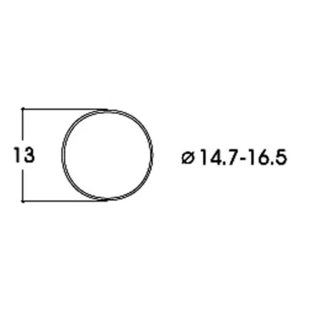 Bild von Roco 40071 H0 Haftreifen 10er Set 14.7 - 16.5mm