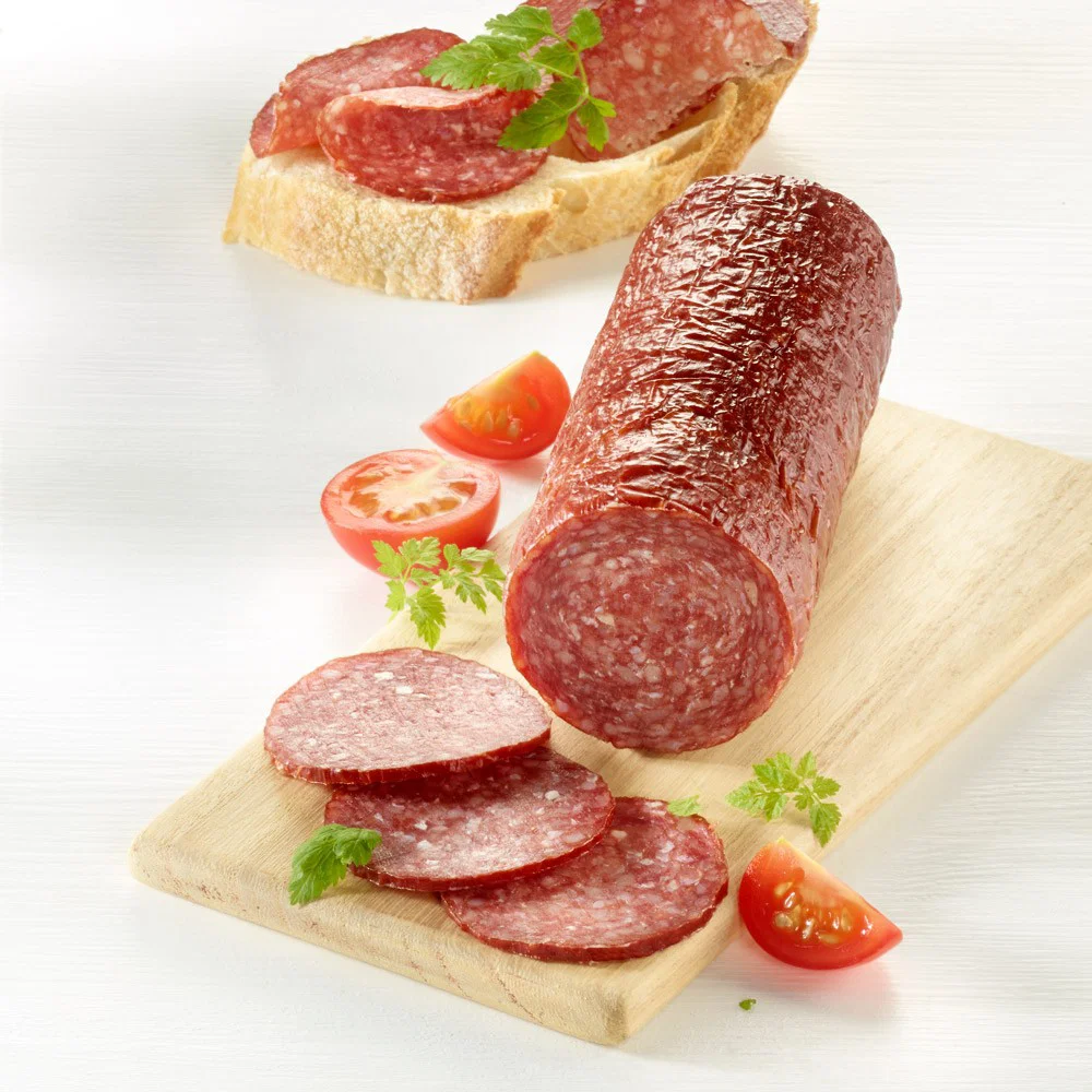 Bild von Broger Rindfleisch-Salami Bio, im Stück