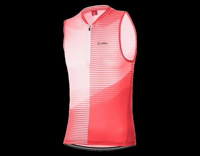 Bild von Löffler Aero Half-Zip Bike Tank Top Woman's (2021) sunrise