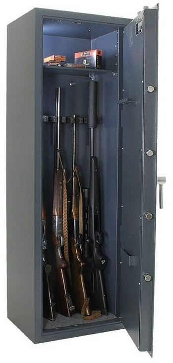 Bild von ROTTNER Waffenschrank Dakota 8 EL EN0 Sicherheitsstufe 0 nach EN 1143-1 anthrazit 50,0 x 40,0 x 150,0 cm