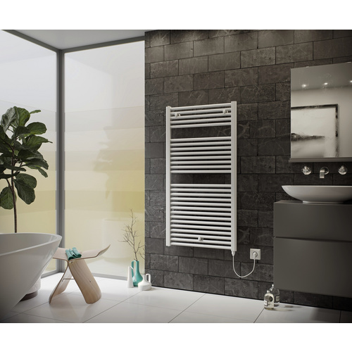Bild von Ximax Badheizkörper Elektrobetrieb Tip 1172x600 mm Weiß 600 Watt Heizstab Typ 1