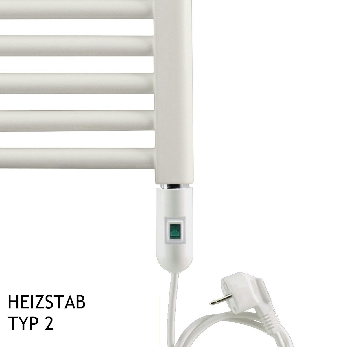 Bild von Ximax Badheizkörper Elektrobetrieb Centrino 720x500 mm Weiß 300 Watt Heizstab Typ 2