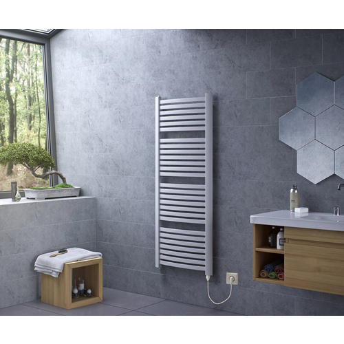 Bild von Ximax Badheizkörper Elektrobetrieb K4 1395x580 mm Weiß 600 Watt Heizstab Typ 1