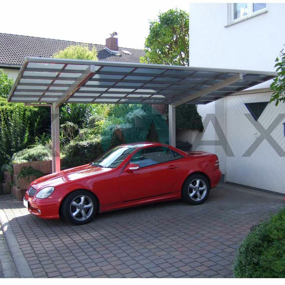 Bild von Ximax Carport Linea Typ 110 495,4 x 272,6 cm-bronze