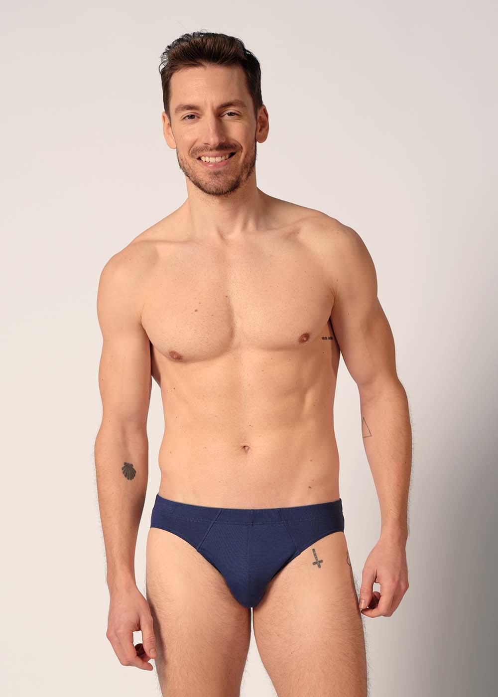 Bild von HUBER Slip Herren Brasil Slip 3er Pack Cotton 3 Pack (Packung, 3-St) -