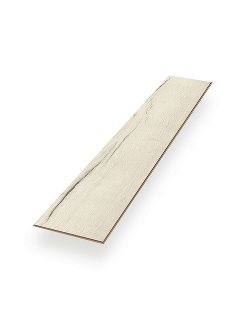 Bild von EGGER Creston Eiche Weiss Home Laminatboden Aqua+ EHL105 (8mm, 1,995m²) | authentische Holzoptik | Einfache Verlegung durch CLIC It System | Wasserresistent & feuchtraumgeeignet