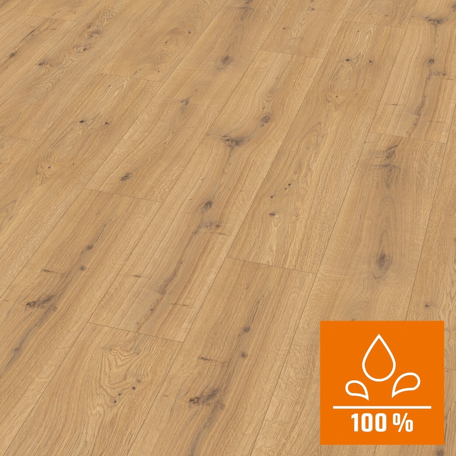Bild von EGGER Laminat EL1005 Predaia Eiche honig, (8mm, 1,995m),Wasserresistent & Praktisch