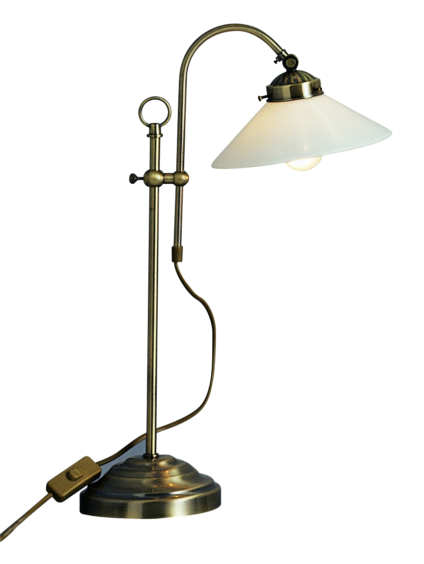 Bild von GLOBO LIGHTING Tischleuchte Tischlampe Wohnzimmer Tischleuchte Schlafzimmer Altmessing retro 6871