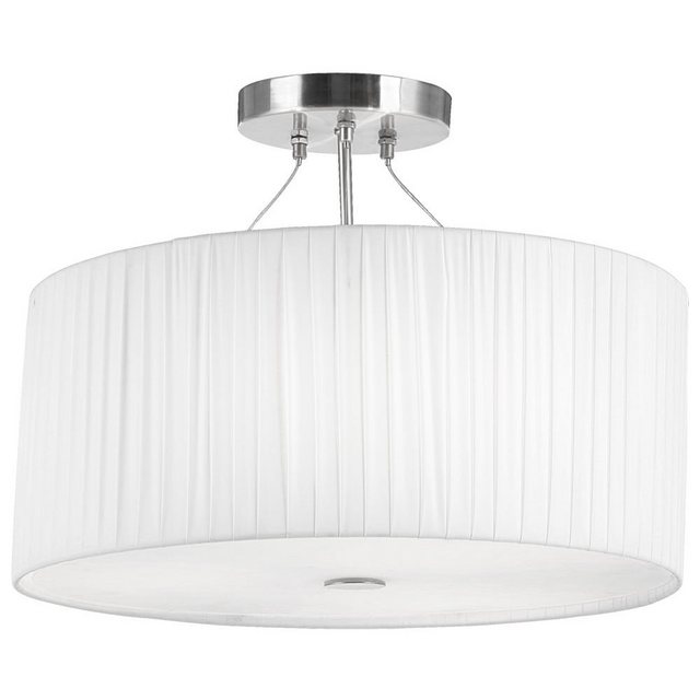 Bild von GLOBO LIGHTING Deckenleuchte, Leuchtmittel nicht inklusive, Elegante Decken Lampe Hänge Leuchte Plissee Wohnraum Beleuchtung Globo