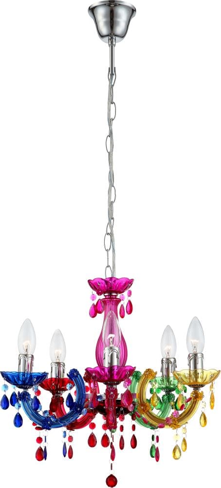 Bild von GLOBO LIGHTING Kronleuchter, Leuchtmittel nicht inklusive, Kronleuchter Hänge Leuchte Decken Pendel Lampe Ess Zimmer