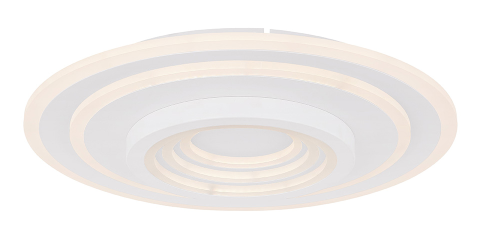 Bild von Globo Bafur LED Deckenleuchte weiß mit Fernbedienung 49,5x7cm