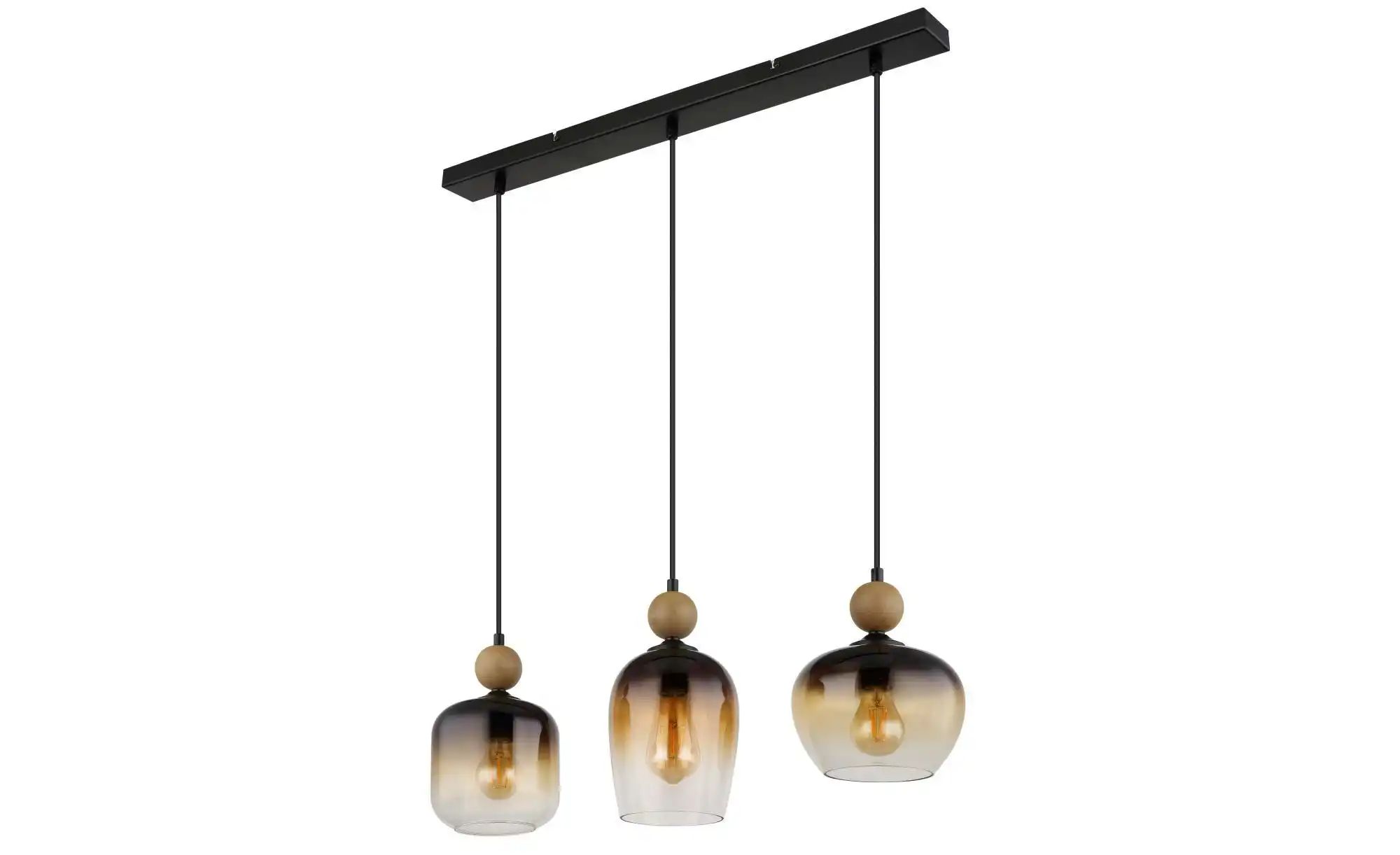 Bild von Pendelleuchte ¦ schwarz ¦ Maße (cm): B: 72 H: 120 T: 18 Lampen & Leuchten > Hängeleuchten - Sconto