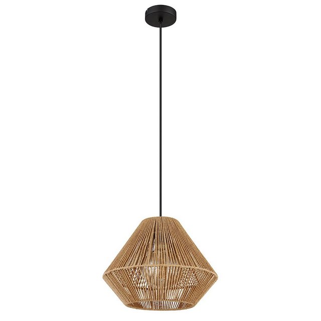 Bild von GLOBO LIGHTING Pendelleuchte, Pendelleuchte Hängelampe Deckenleuchte Esszimmerlampe Naturfarbe
