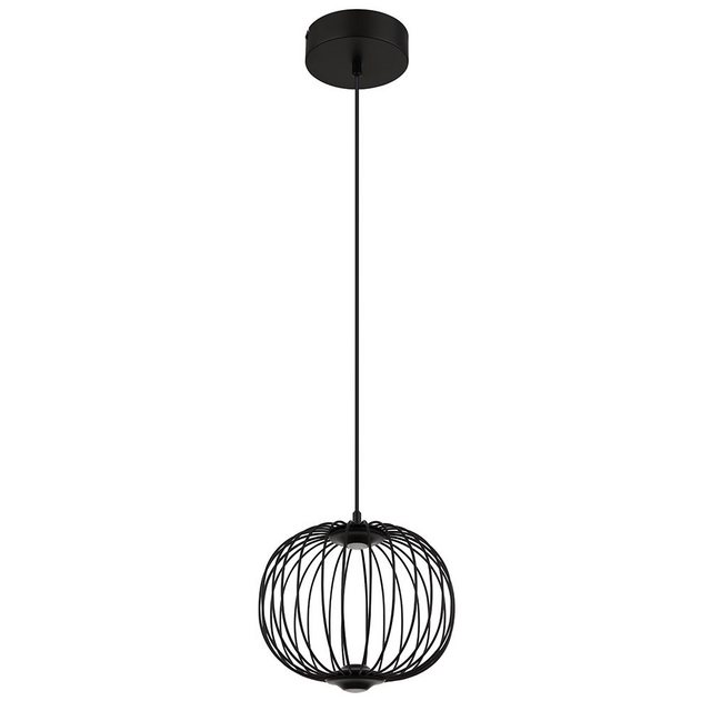 Bild von GLOBO LIGHTING LED Pendelleuchte, Hängeleuchte Pendellampe Esstischleuchte schwarz LED Wohnzimmerlampe H