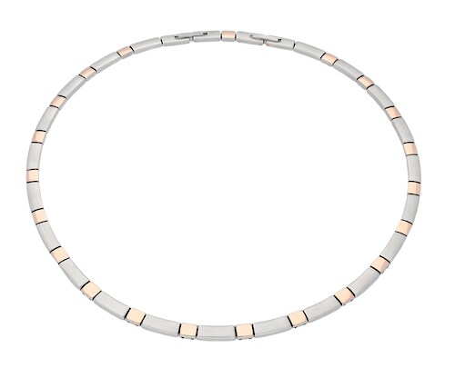Bild von MANGUUN Damen Collier, Edelstahl, silber