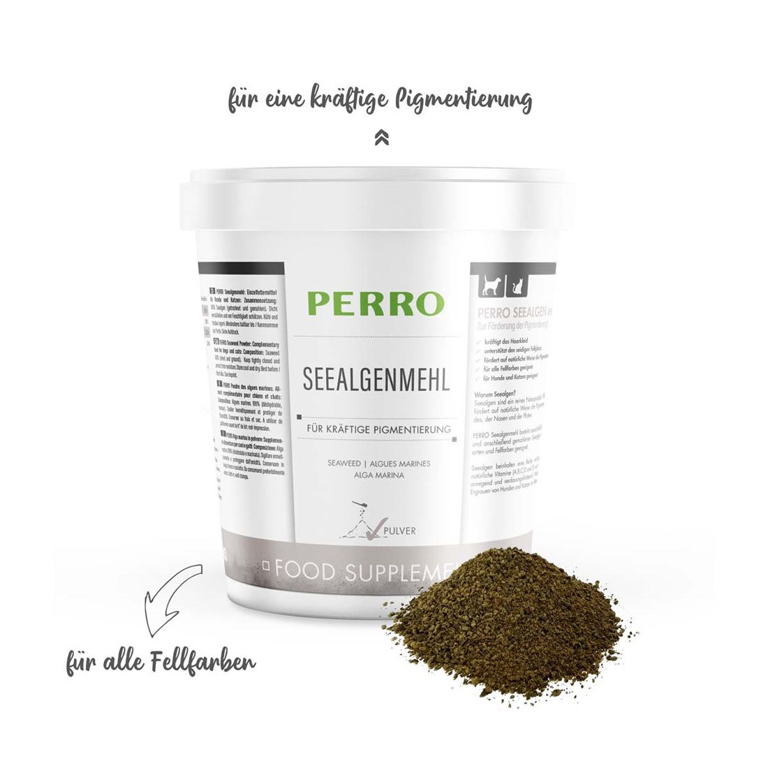 Bild von PERRO Seealgenmehl für Hunde & Katzen