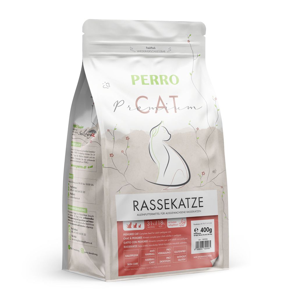 Bild von PERRO Cat Premium - Rassekatze - Trockenfutter Katze