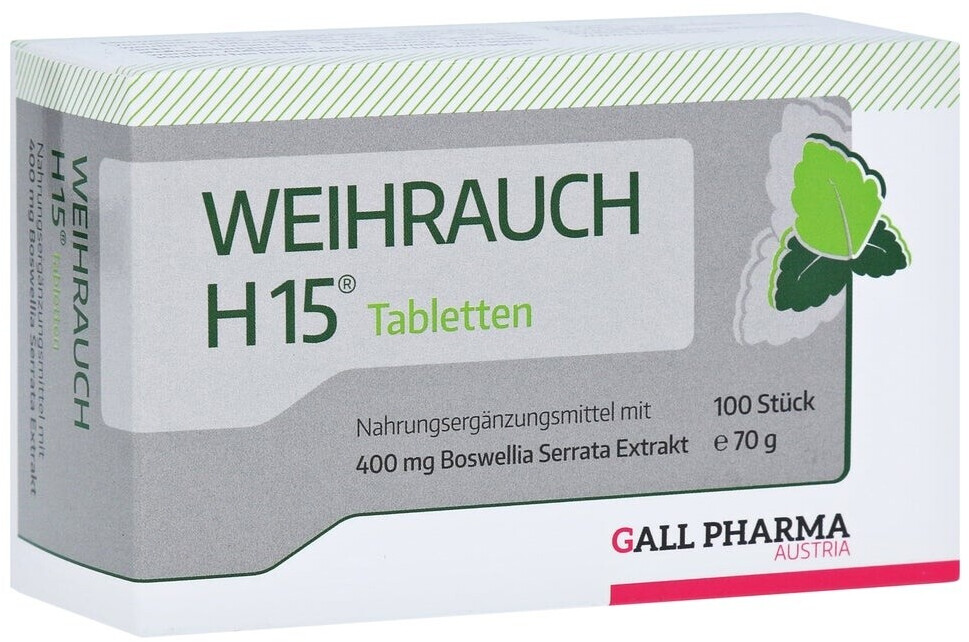 Bild von Bios Naturprodukte Weihrauch H15 Tabletten (100 Stk.)