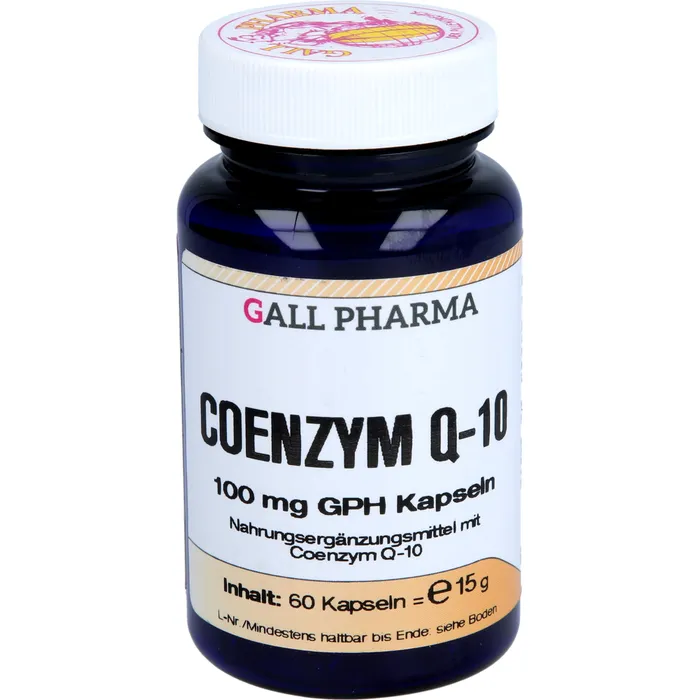Bild von Coenzym Q10 100 mg Gph 60 Kapseln - Zur Nahrungsergänzung