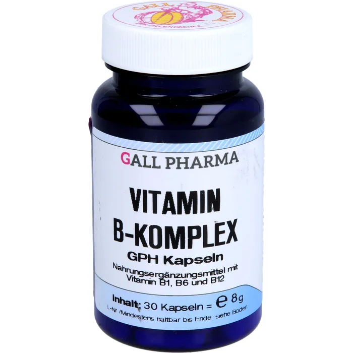 Bild von Vitamin B Komplex Gph 30 Kapseln - Zur Nahrungsergänzung