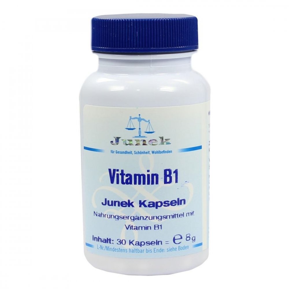 Bild von Vitamin B1 3,0 mg Junek Kapseln - Nahrungsergänzungsmittel