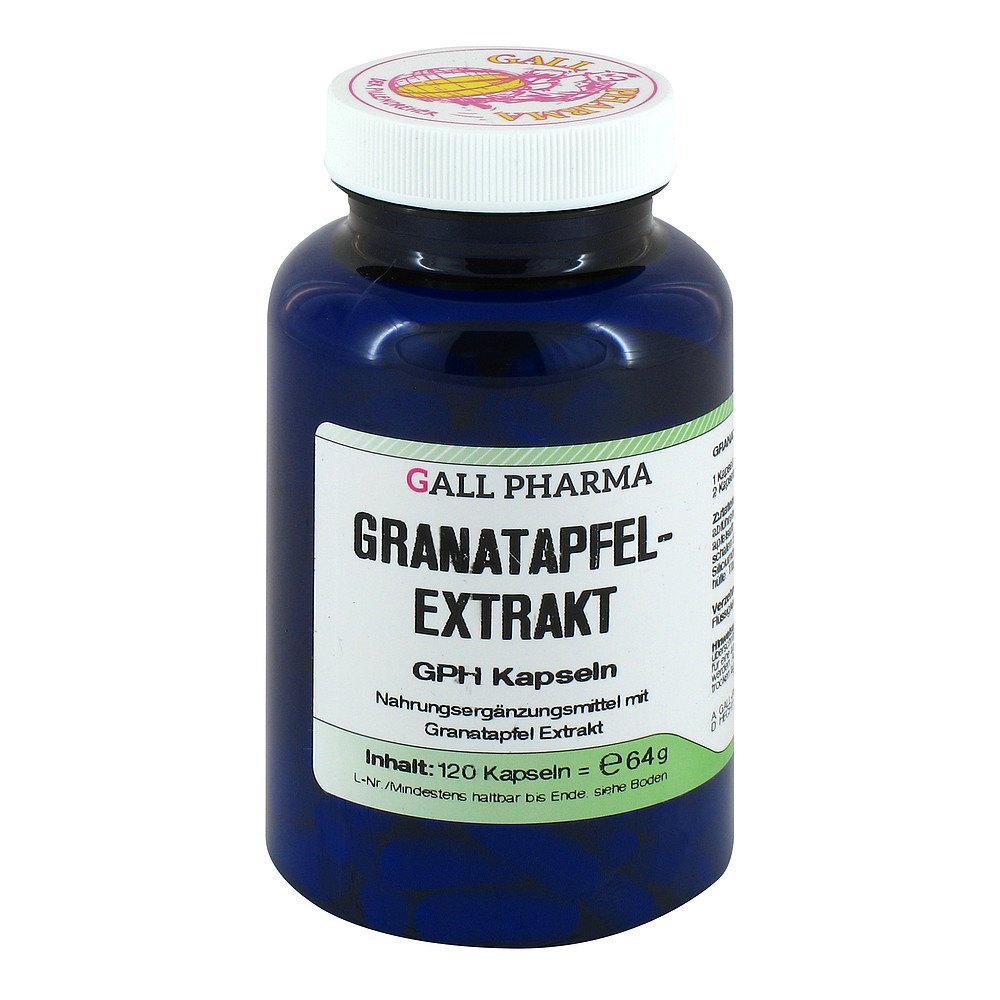 Bild von Granatapfel Extrakt 120 Kapseln - Nahrungsergänzungsmittel