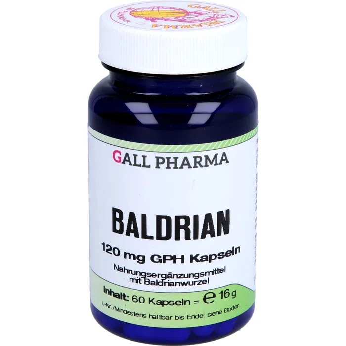 Bild von Baldrian 120 mg Gph Kapseln 60 Stück - Bei Unruhezuständen