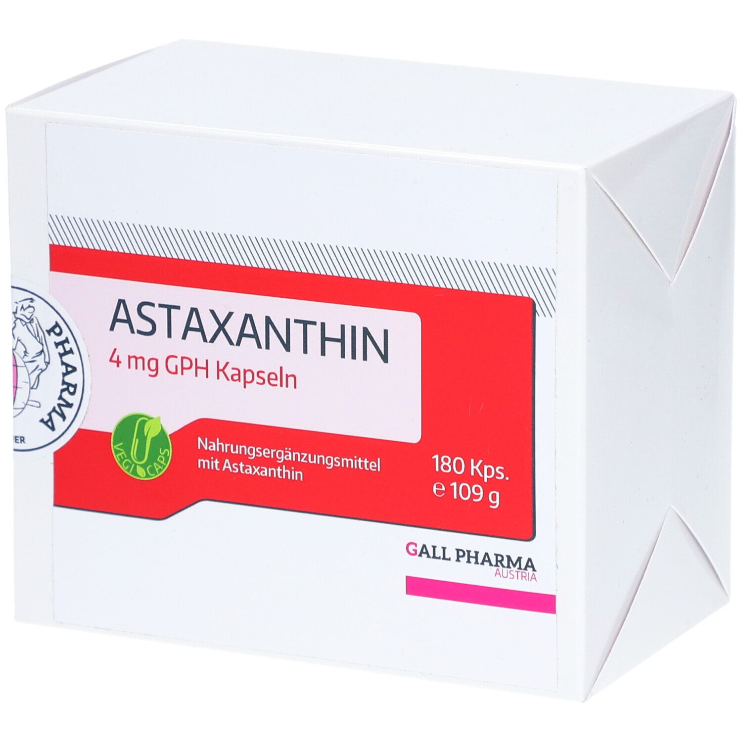 Bild von Astaxanthin 4 mg GPH Kapseln 180 Stück - Nahrungsergänzungsmittel