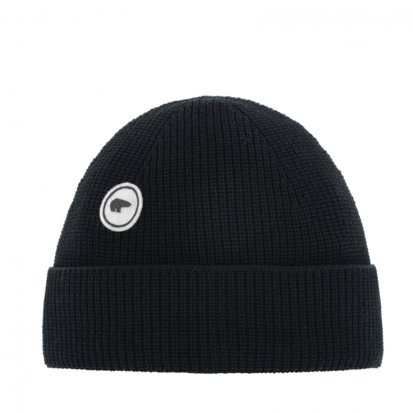 Bild von Eisbär® Strickmütze "Laren", Merinowolle, für Herren, schwarz, OneSize