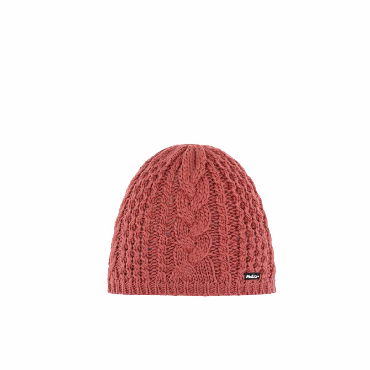 Bild von Eisbär® Strickmütze, Wollanteil, Label, für Damen, rot, OneSize