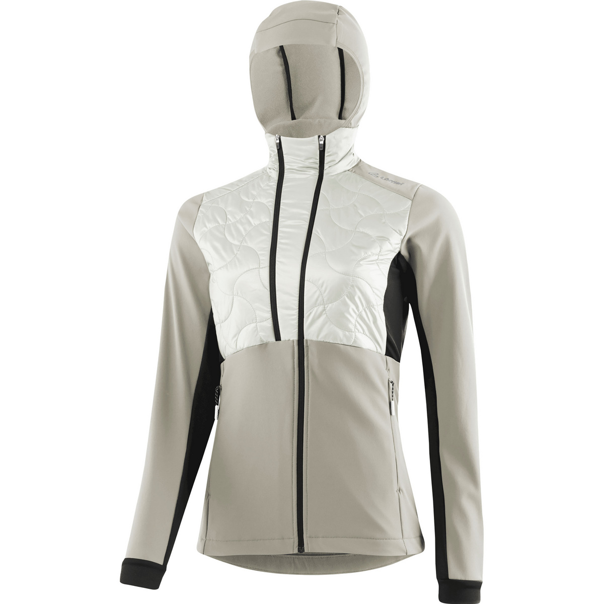 Bild von Löffler W Hooded Hybridjacket Grace PL60 Damen (Beige 40)