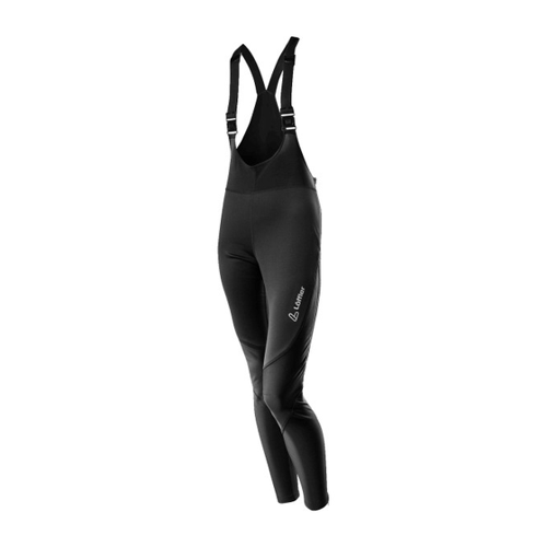 Bild von Löffler Women's Warm-Up Bib Tights Windstopper Warm - Langlaufhose Gr 34 schwarz