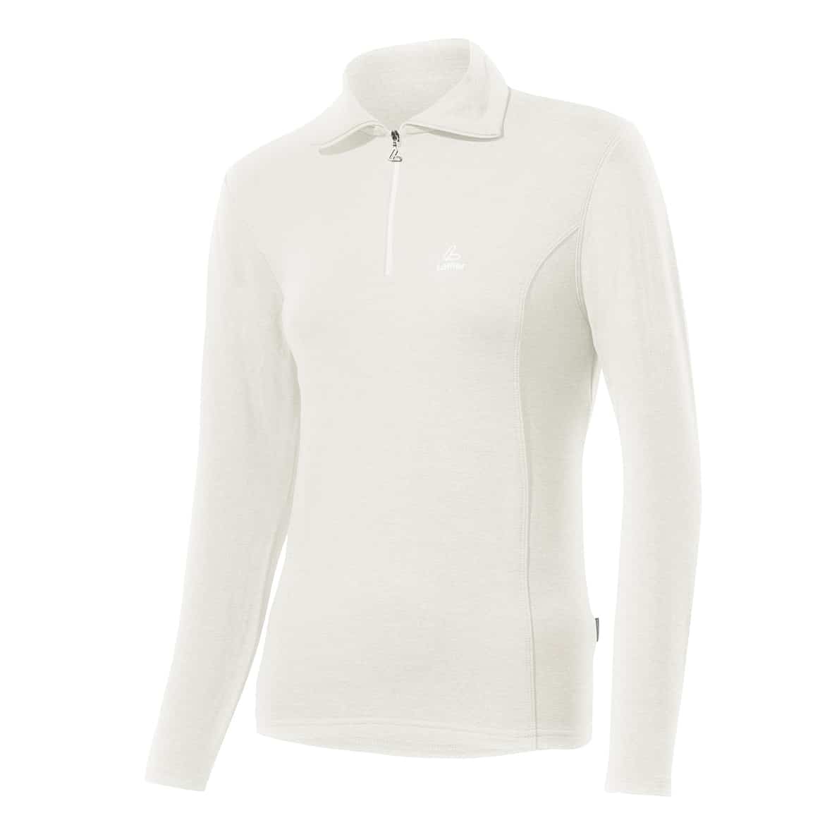 Bild von Löffler DA. Zip-Rolli Basic Transtex Damen Funktionsshirt (Beige 38 Größe) Laufbekleidung