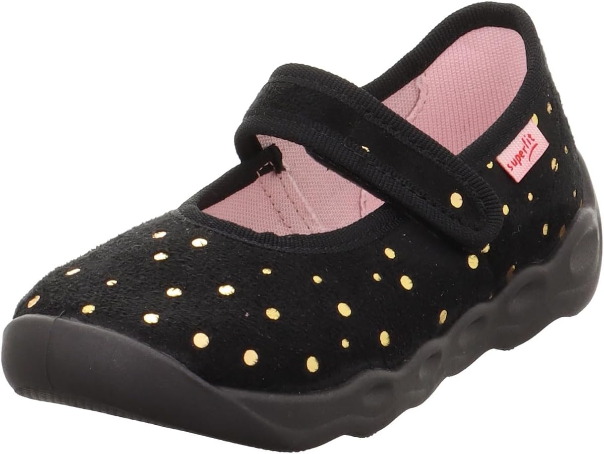 Bild von Superfit Mädchen Bubble Hausschuh, Schwarz Gold 0020, 23 EU