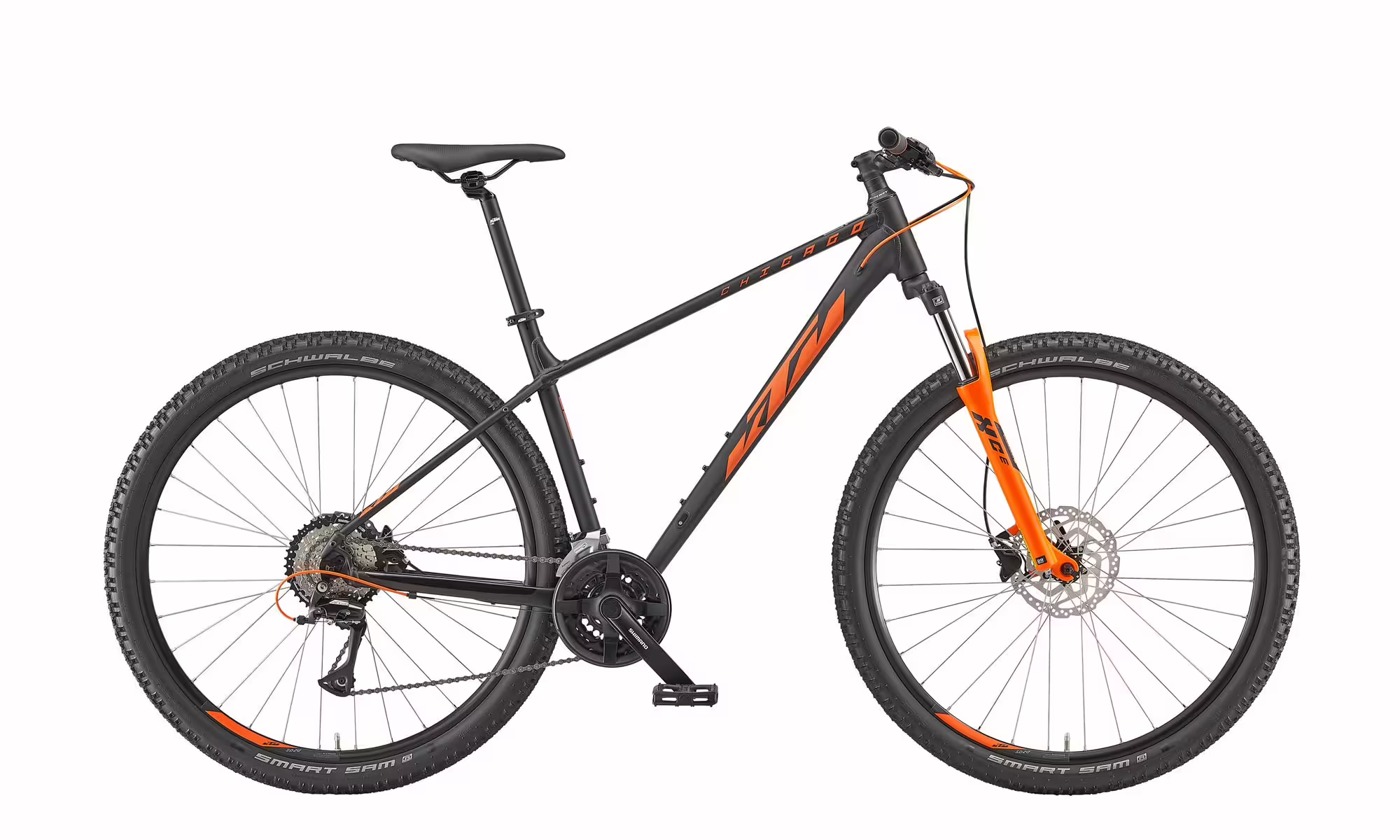 Bild von KTM CHICAGO 292 Diamant black matt (orange) 43 cm (29") - M 2024