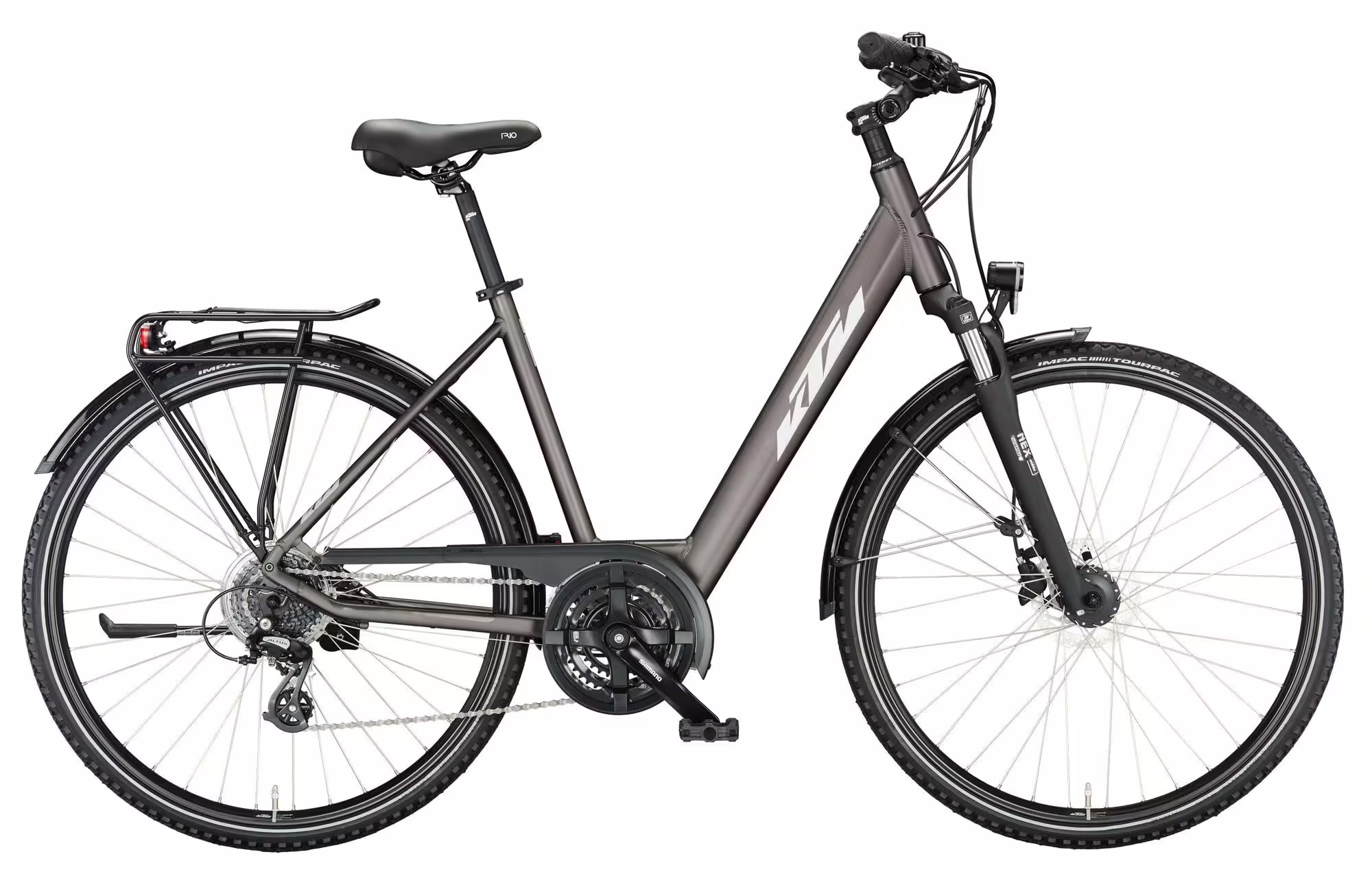 Bild von KTM LIFE RIDE Wave elderberry matt (silver+orange) 46 cm (28") 2024