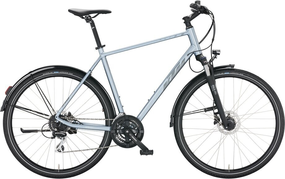 Bild von KTM X-LIFE TRACK STREET azzurro silver (dark grey+grey) 2022 28"; Diamant