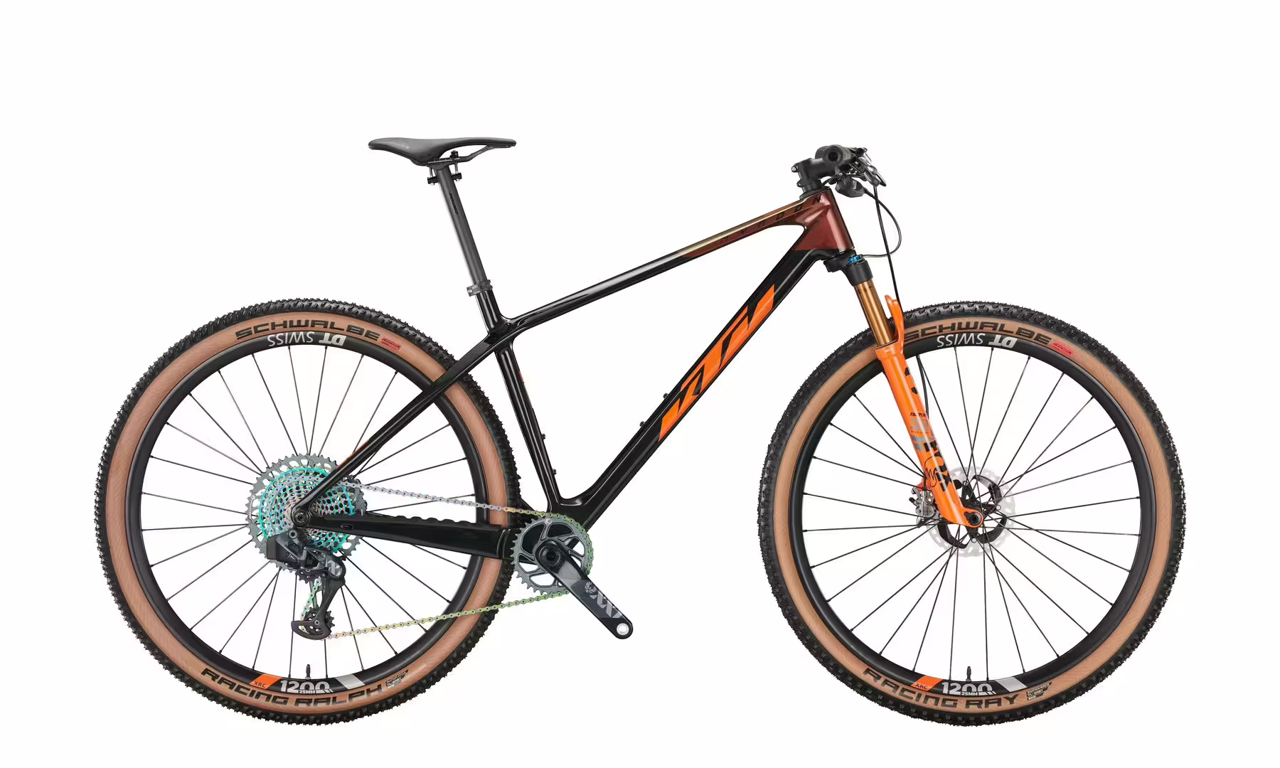 Bild von KTM MYROON EXONIC carbon (sunset+orange) 2022 29"; Diamant