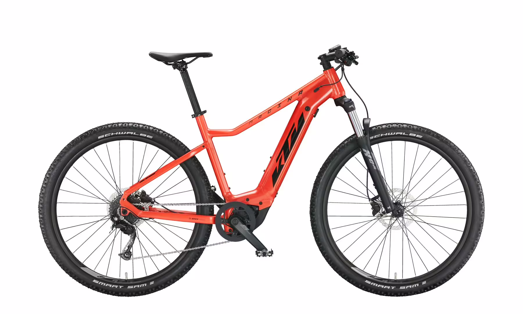 Bild von KTM MACINA RACE 592 fire orange (black+orange) 2022 29"; 500 Wh Diamant