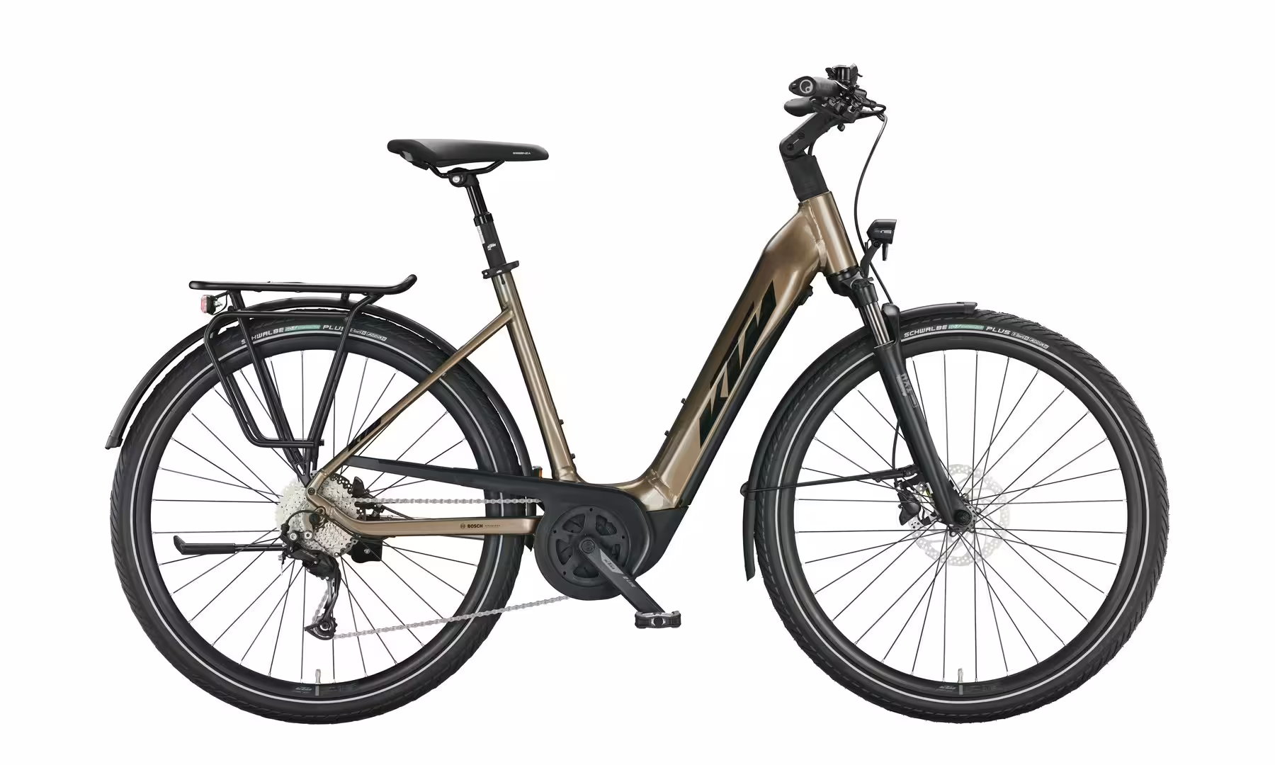Bild von KTM MACINA TOUR P510 oak (black+orange) 2022 28"; 500 Wh Wave