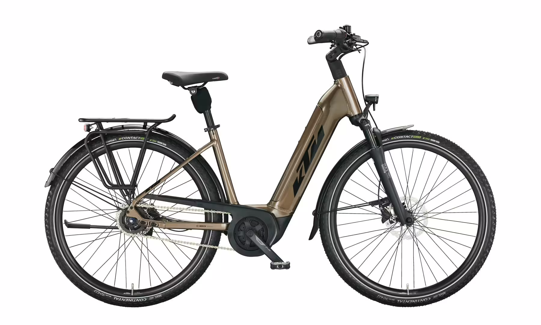 Bild von KTM MACINA CITY P610 RT oak (black+orange) 2022 28"; 625 Wh Wave