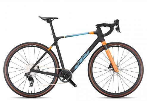 Bild von KTM X-STRADA MASTER 2024 | carbon matt/pale orange blue | 59 cm | Gravelbikes