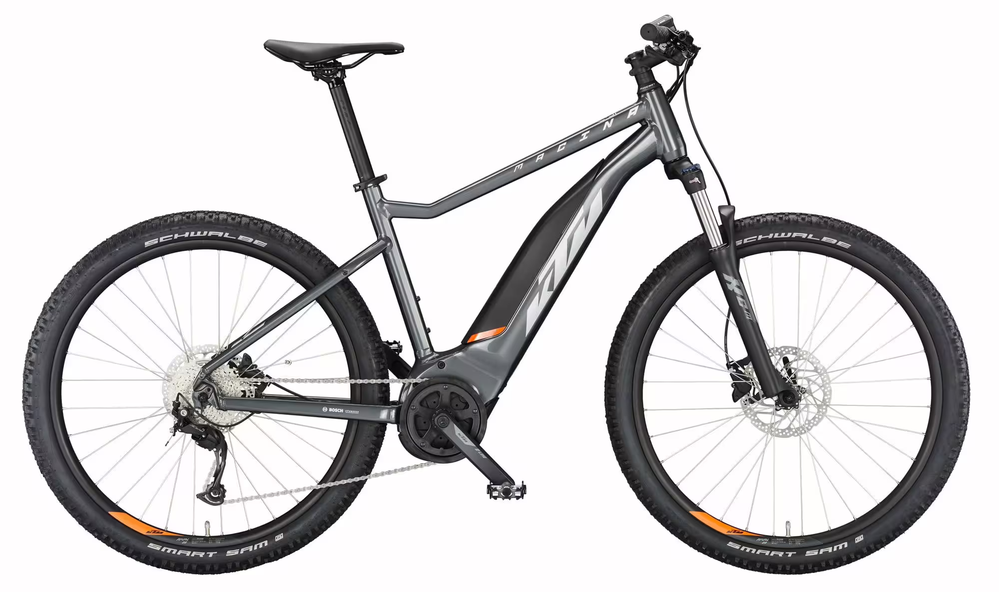 Bild von KTM MACINA RIDE 571 Diamant machine grey (silver+orange) 38 cm (27,5") - S 2024