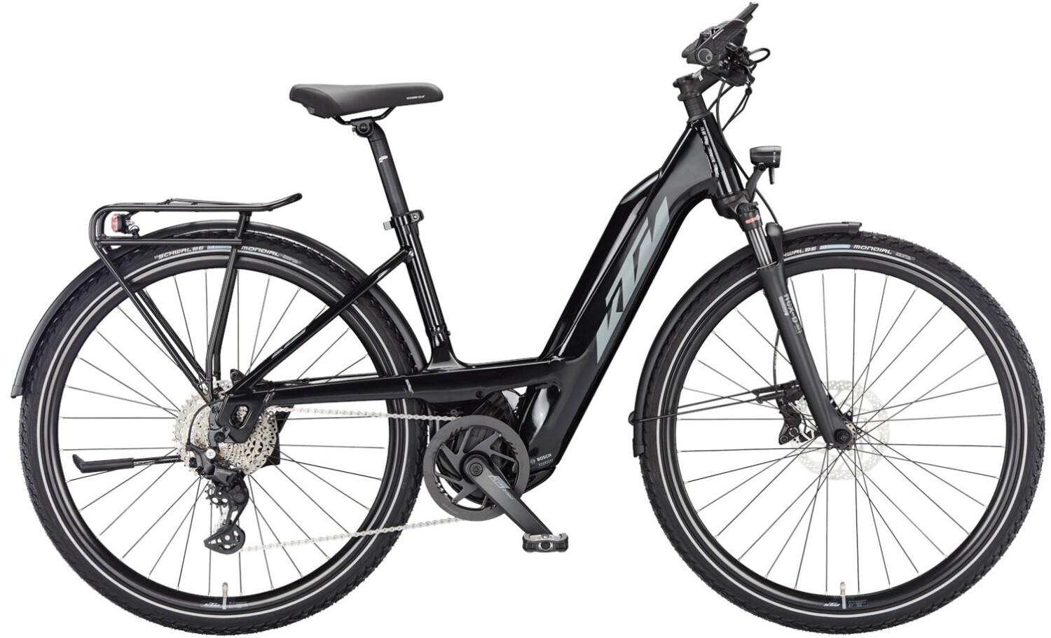 Bild von KTM MACINA SPORT 610 metallic black (grey+blue) 2023 28"; 625 Wh Diamant