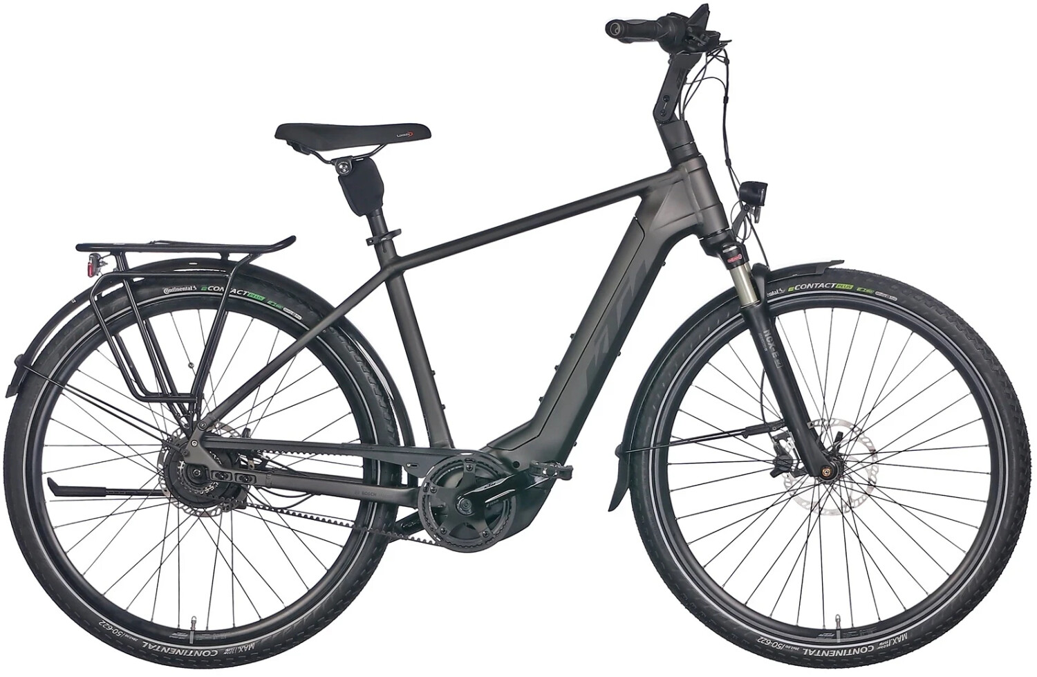 Bild von KTM Macina City 710 belt 2025 | elderberry matt/grey orange | 51 cm | E-Cityräder