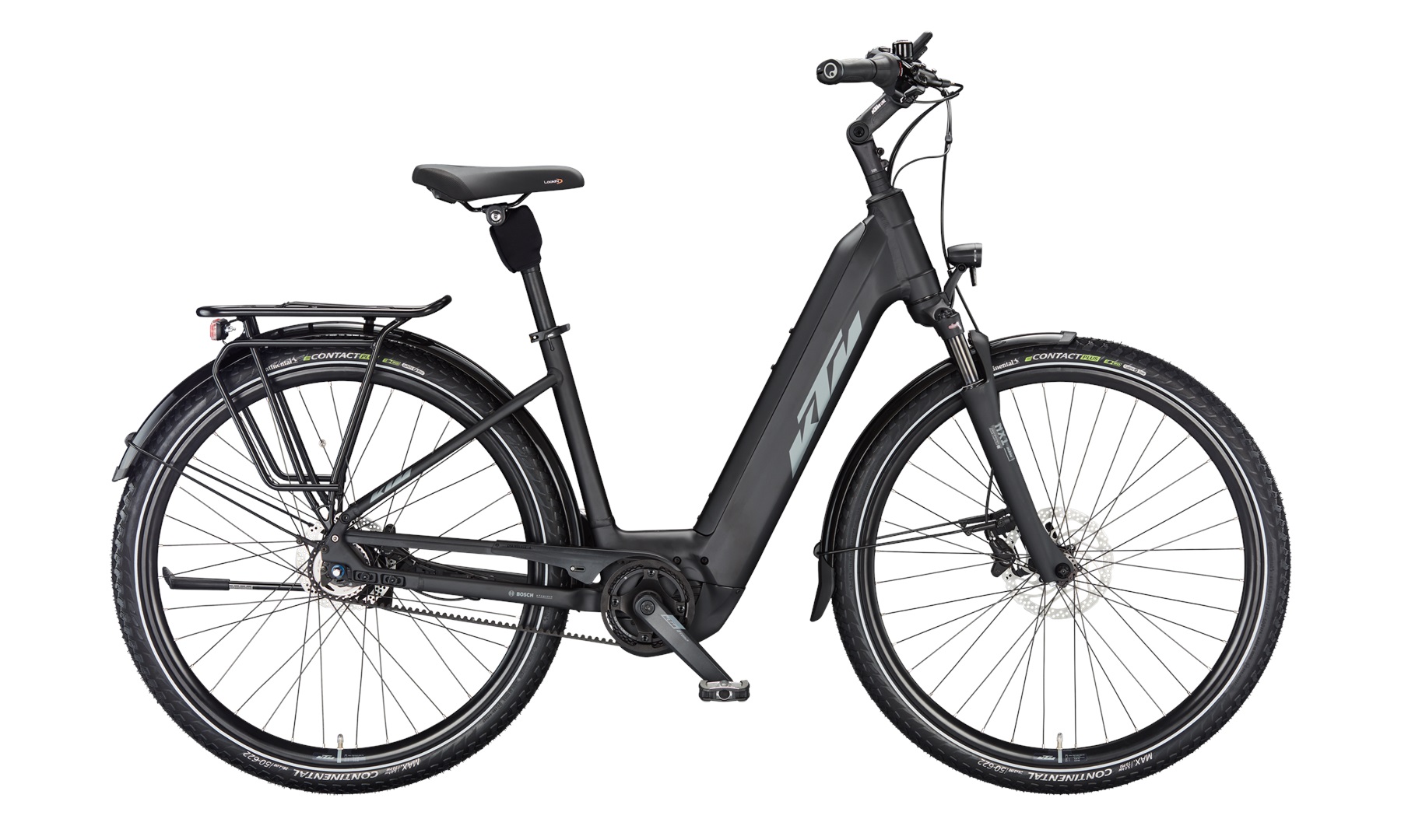 Bild von KTM Macina City 610 belt Wave 2025 | black matt/grey silver | 51 cm | E-Cityräder