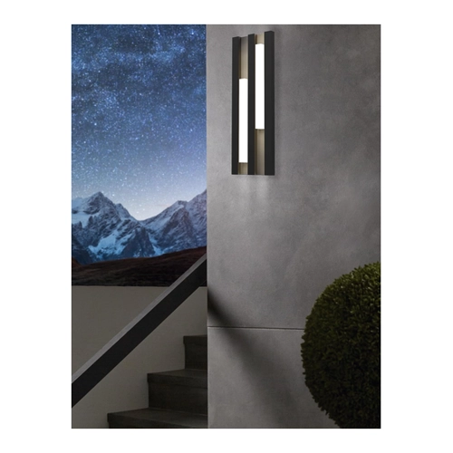 Bild von EGLO FANDINA UDENDØRS VÆG 2X4.2W 1000LM 3000K IP55 SORT